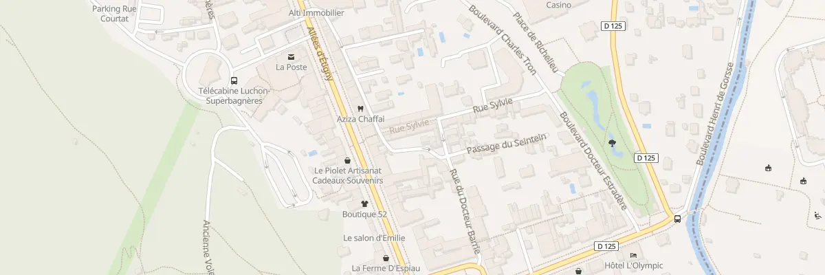Plan du 65 All d’Étigny à Bagnères-de-Luchon