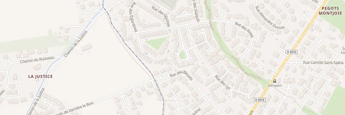Plan du 9021 Rue du Square des Lys au Passage