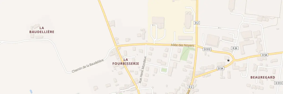 Plan du 10 Rue Henri Mondeux à Neuvy-le-Roi