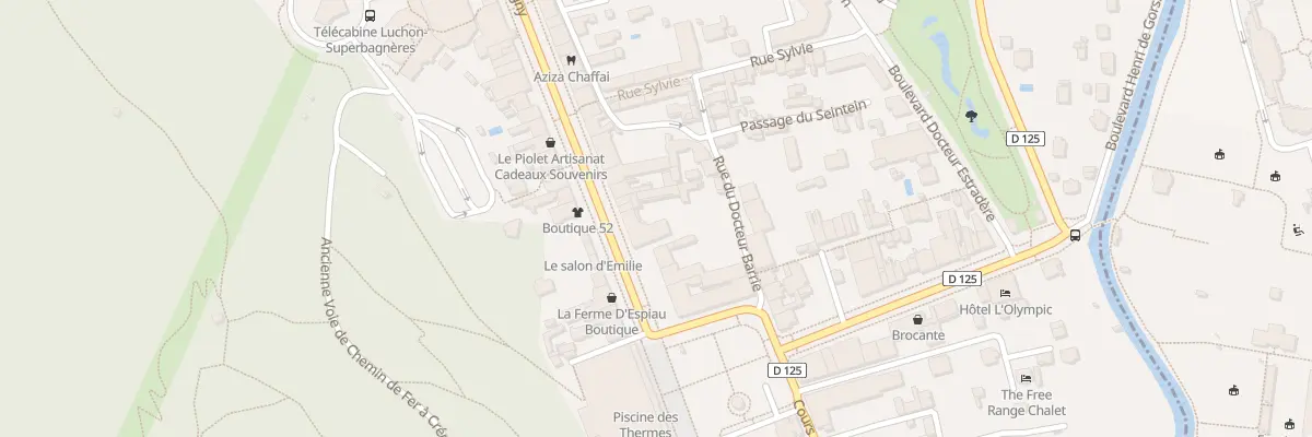 Plan du 75 All d’Étigny à Bagnères-de-Luchon