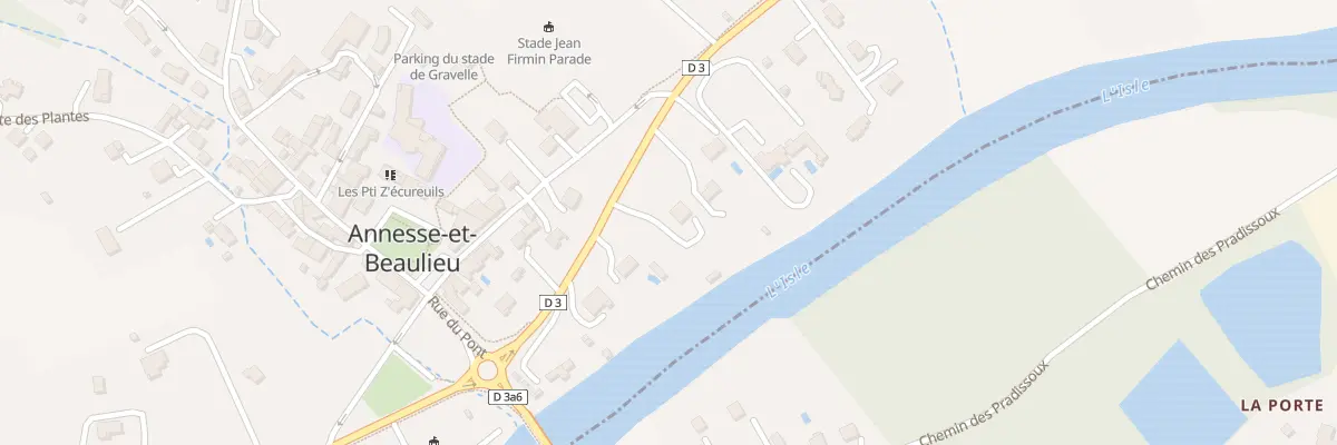 Plan du 14 Rte de Périgueux à Annesse-et-Beaulieu