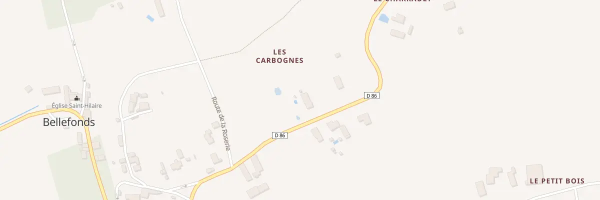 Plan du 11 Rte d’Archigny à Bellefonds