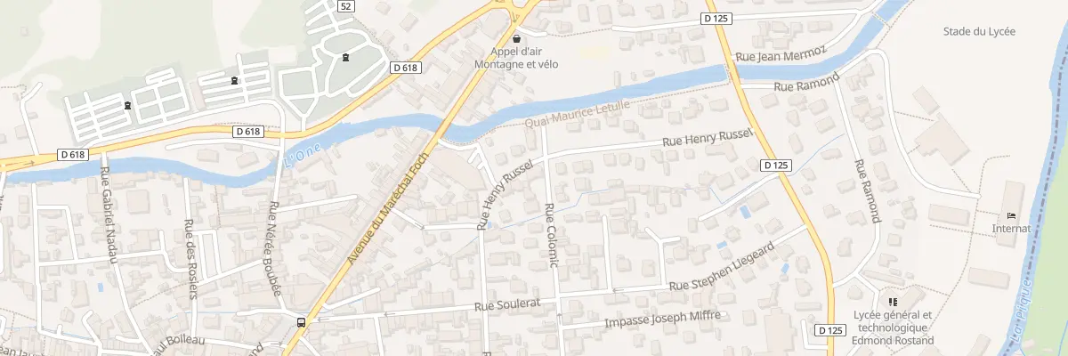 Plan du 14 Rue Henry Russel à Bagnères-de-Luchon