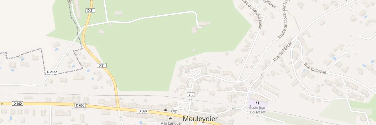 Plan du 9 Pl du Marché à Mouleydier