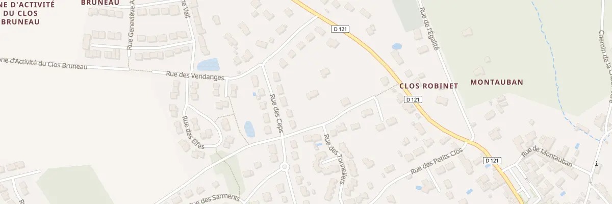 Plan du 5733 Rue du Malvoisie à Artannes-sur-Indre