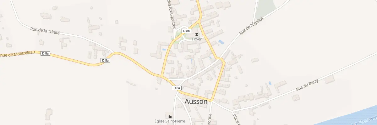 Plan du 3 Rue de l’Egalité à Ausson