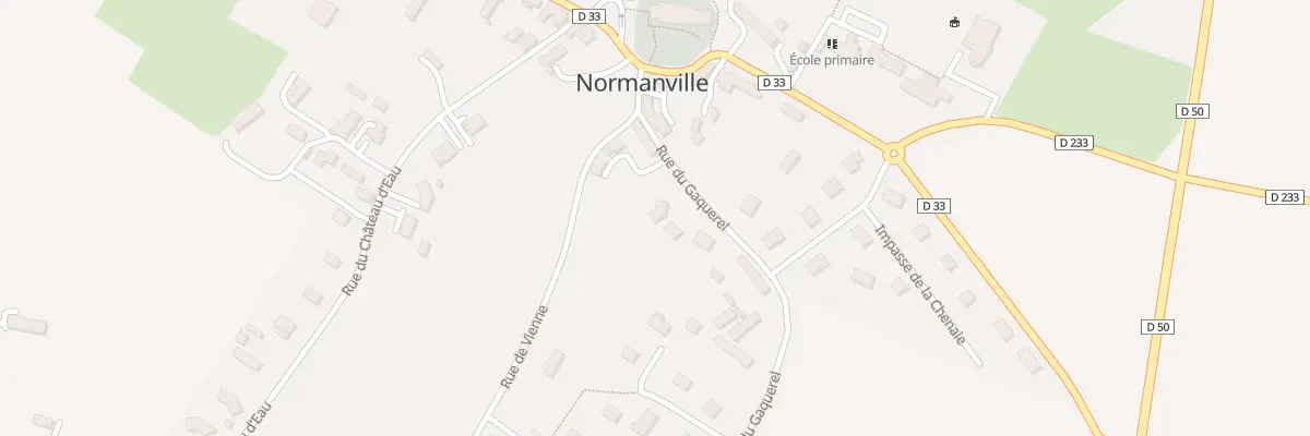 Plan du 93 Rue du Gaquerel à Normanville