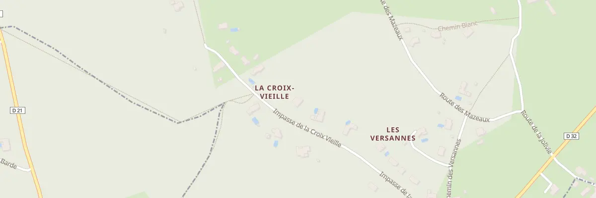 Plan du 390 Imp de la Croix Vieille à Lamonzie-Montastruc