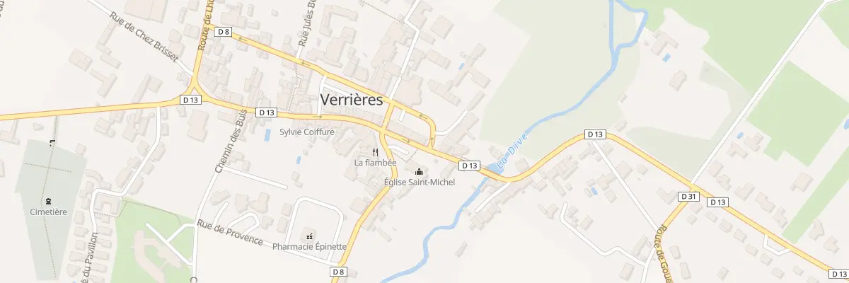 Plan du 1 Pl de Coume à Verrières