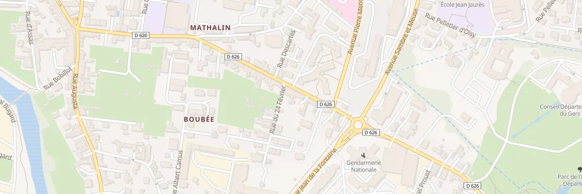 Plan du 42 Rue du 11 Novembre à Auch