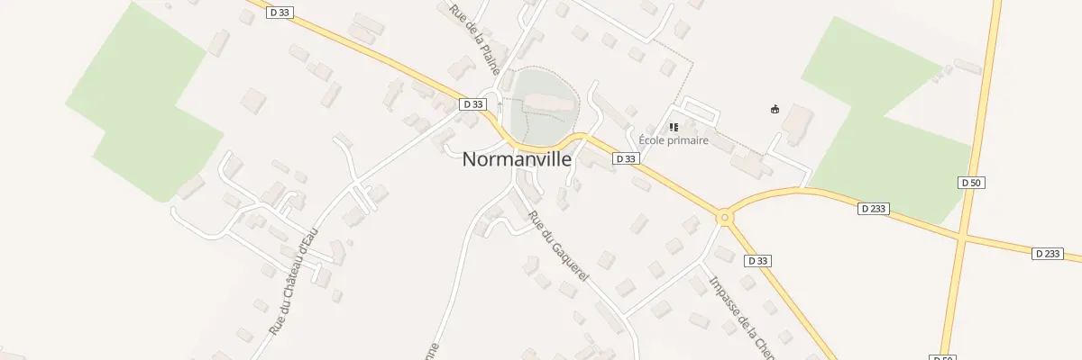 Plan du 9 Rue du Gaquerel à Normanville