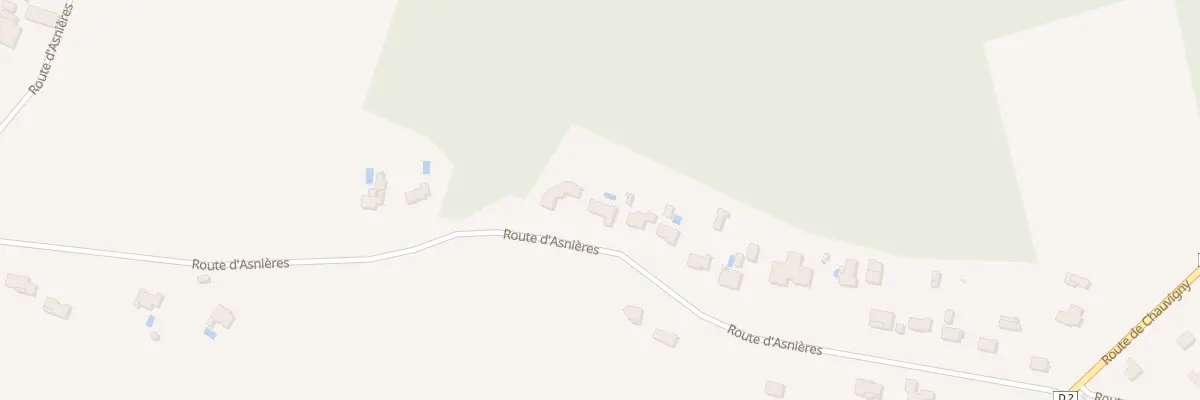Plan du 22B Rte d’Asnières à Pouillé
