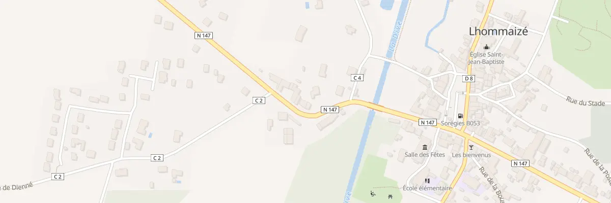 Plan du 12 Rte de Poitiers à Lhommaizé