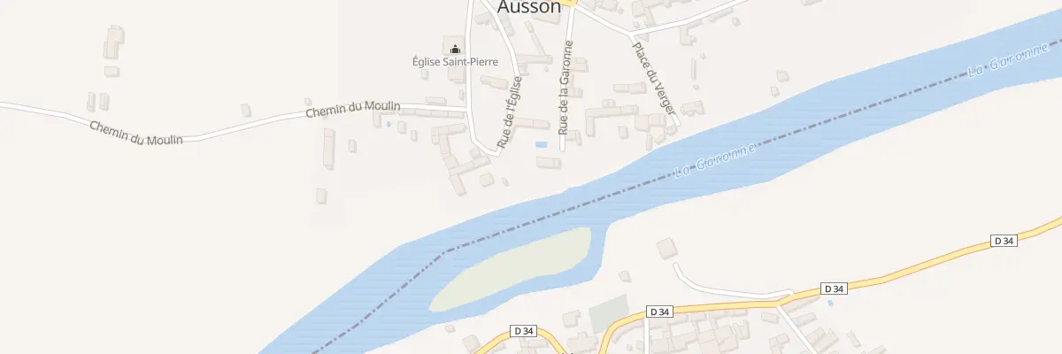 Plan du 10 Rue de l’Eglise à Ausson
