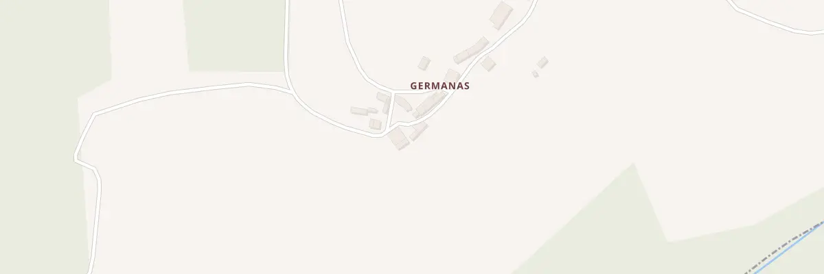 Plan du 5 Germanas à Écuras
