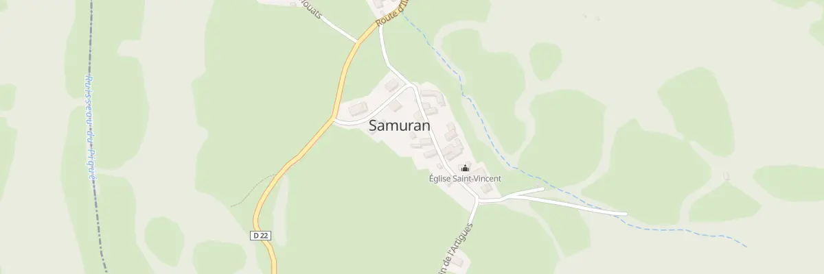 Plan du 5007 Le Village à Samuran