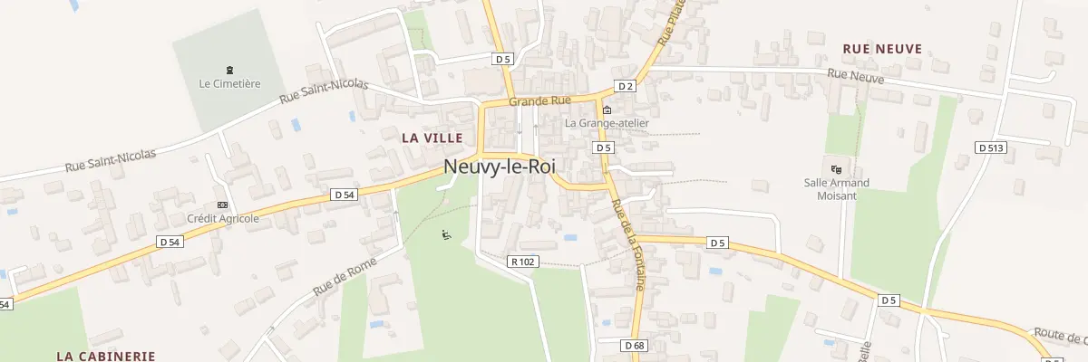 Plan du 1 Rue Bel-ebat à Neuvy-le-Roi