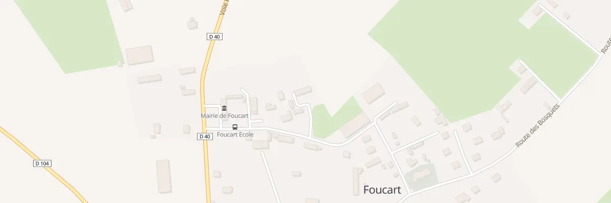 Plan du 151 Rte Saint Martin à Foucart
