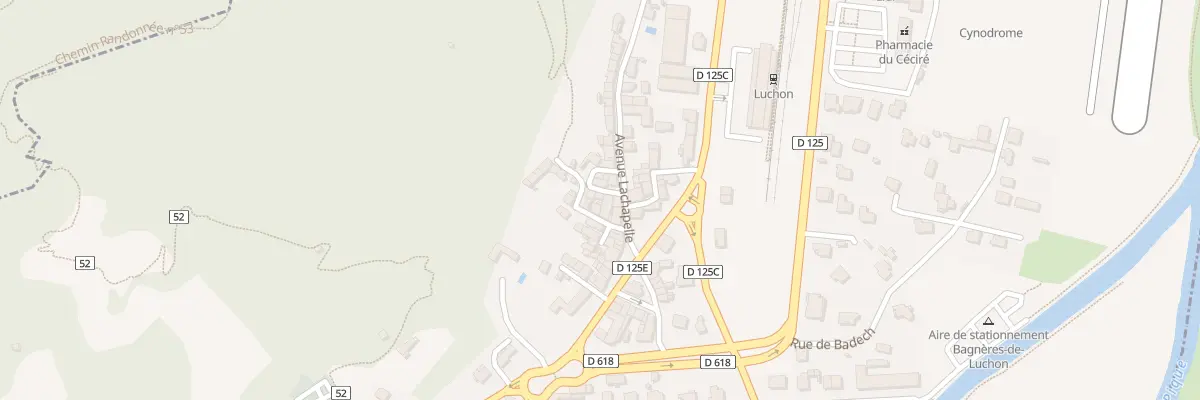 Plan du 6 Rue de Barcugnas à Bagnères-de-Luchon
