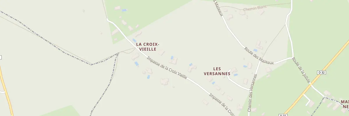 Plan du 330 Imp de la Croix Vieille à Lamonzie-Montastruc