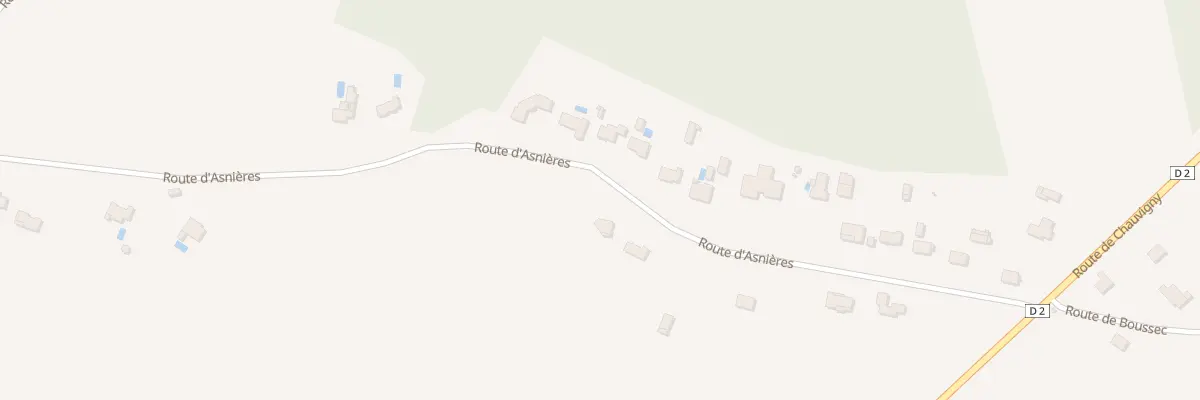 Plan du 7 Rte d’Asnières à Pouillé