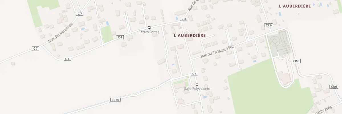 Plan du 37 Rue de la Gare à Saint-Genouph