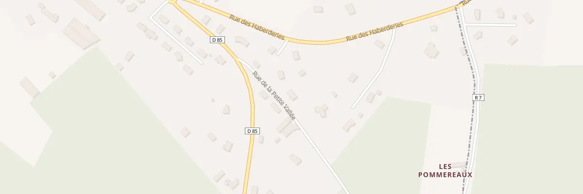 Plan du 2Q Rue de la Petite Vallee au Luart
