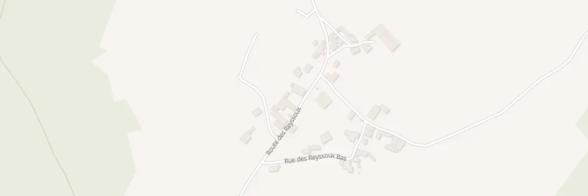 Plan du 996 Rte des Reyssoux à La Chapelle-Gonaguet