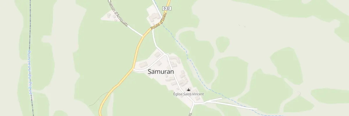 Plan du 5010 Le Village à Samuran