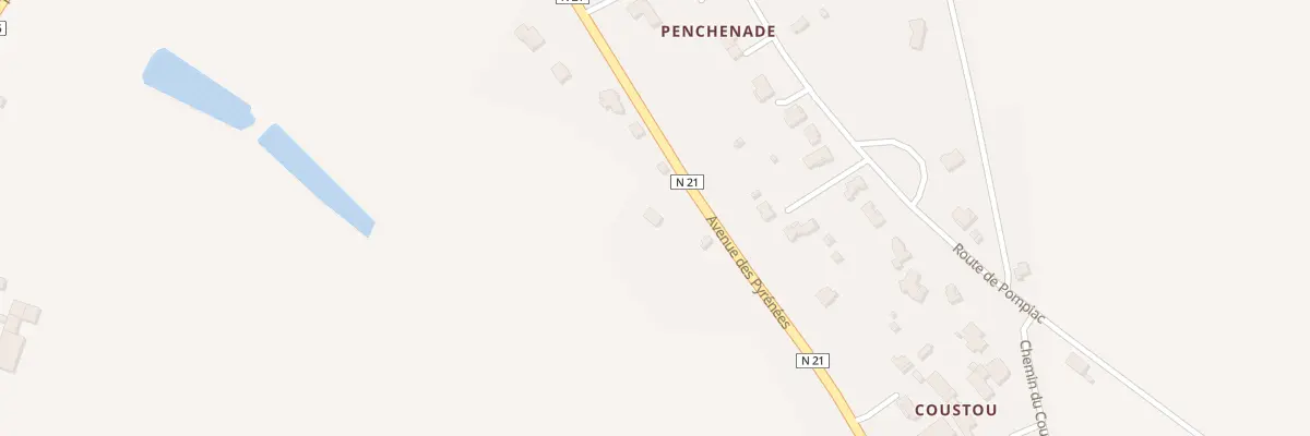 Plan du 2988 Av des Pyrenées à Castillonnès