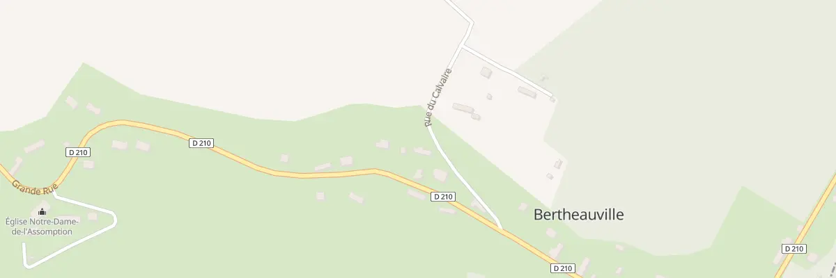 Plan du 113 Rue du Calvaire à Bertheauville