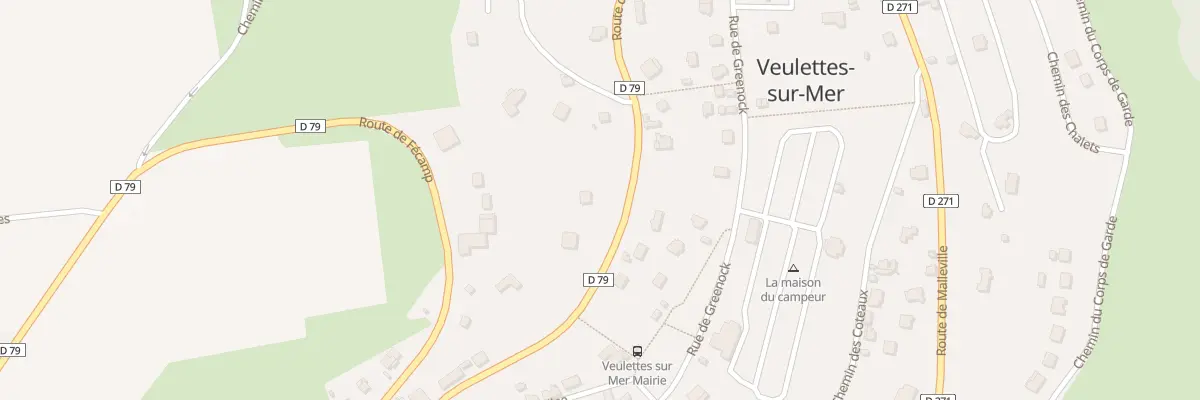Plan du 23 Rte de Fécamp à Veulettes-sur-Mer
