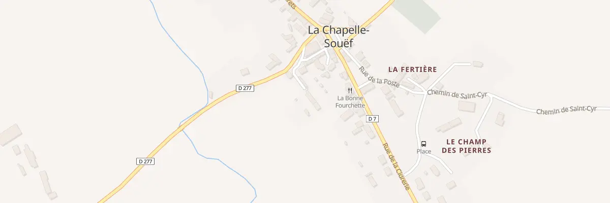Plan du 13A Pl de l’Eglise St Pierre à La Chapelle-Souëf