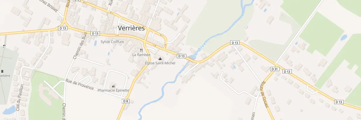 Plan du 4 Rte de Lussac les Chateaux à Verrières