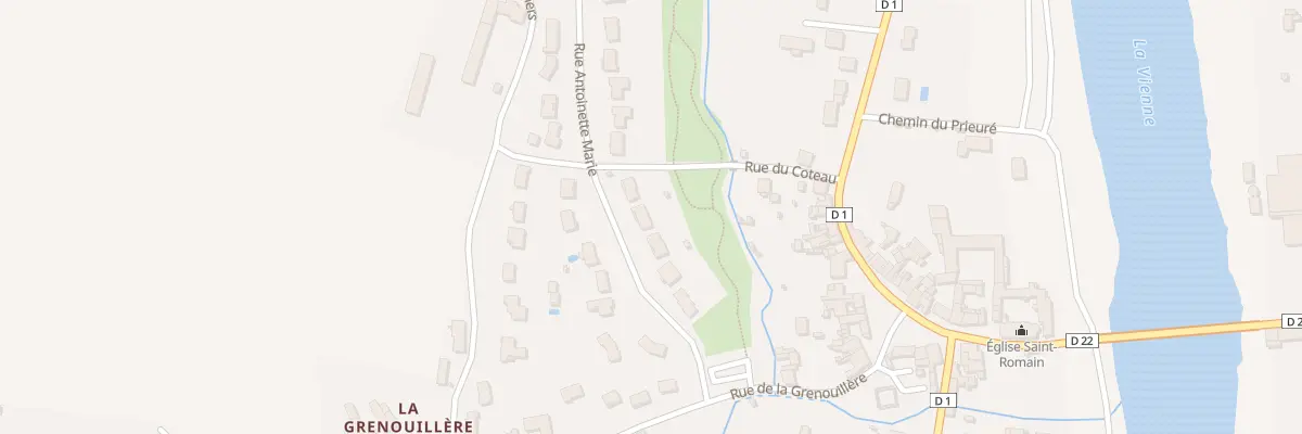Plan du 8 Rue Antoinette Marie à Dangé-Saint-Romain