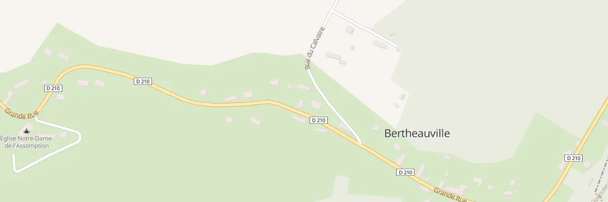 Plan du 644 Grande Rue à Bertheauville