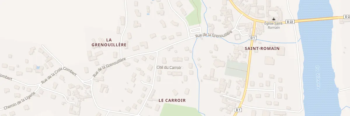 Plan du 3 Cité du Carroir à Dangé-Saint-Romain