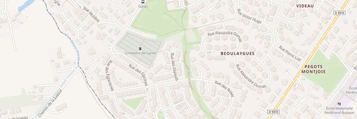 Plan du 111 Rue des Glaïeuls au Passage