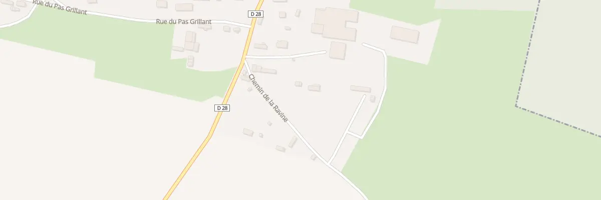 Plan du 1 Che de la Ravine à Petiville