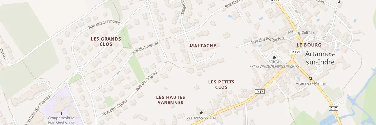 Plan du 31 Rue des Tonneliers à Artannes-sur-Indre