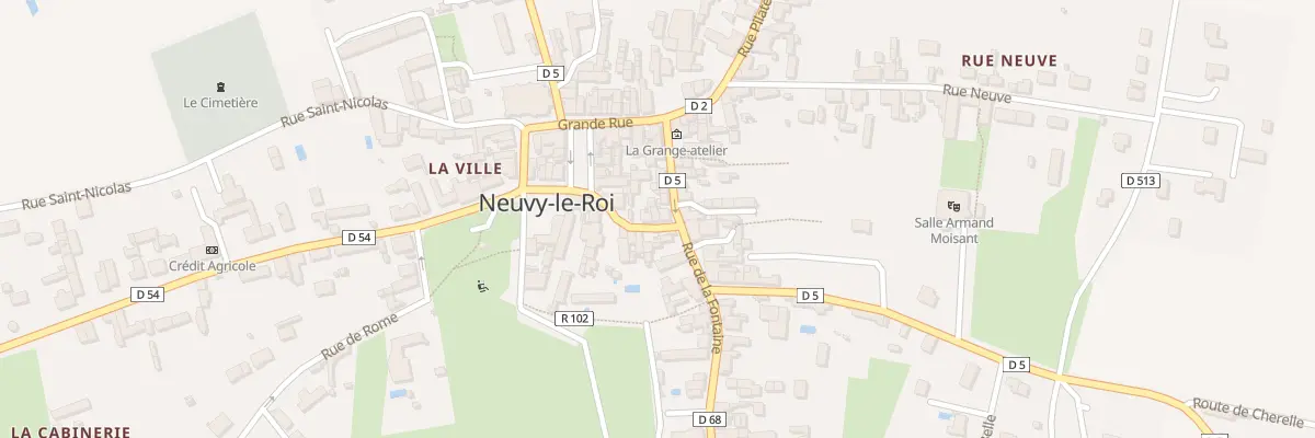 Plan du 6 Rue Bel-ebat à Neuvy-le-Roi