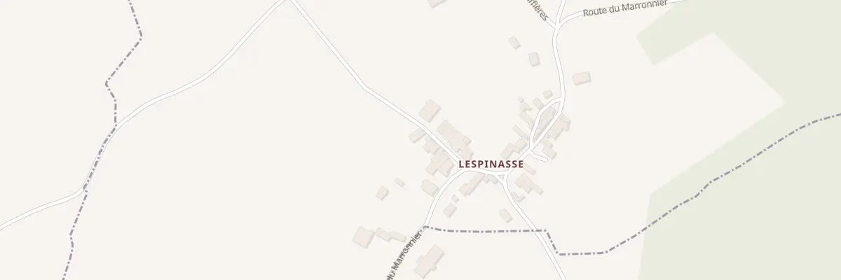 Plan du 108 Lespinasse à Lussas-et-Nontronneau