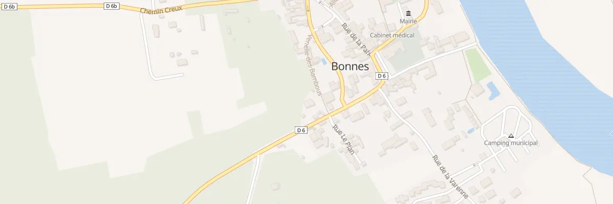 Plan du 12 Rte des Quatre Vallees à Bonnes