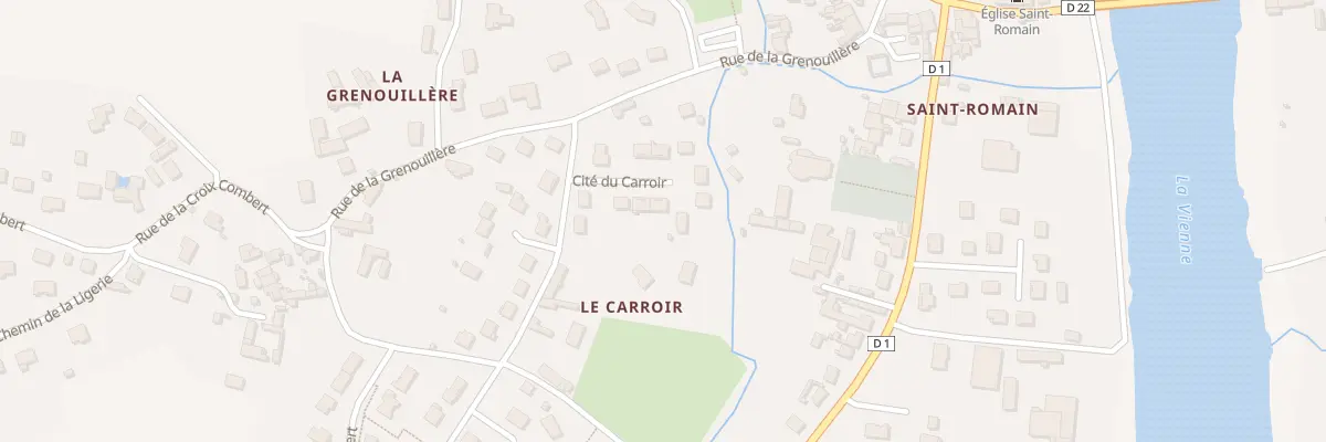Plan du 15 Cité du Carroir à Dangé-Saint-Romain