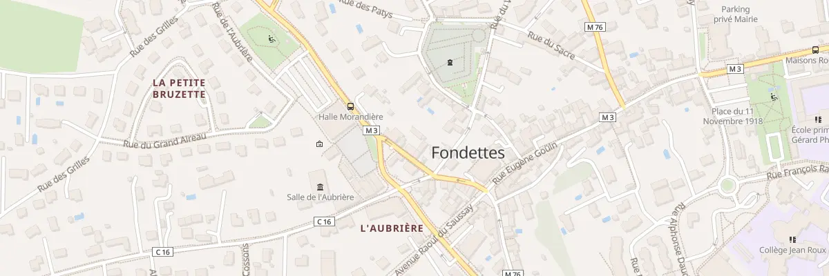 Plan du 10 Rue de la République à Fondettes