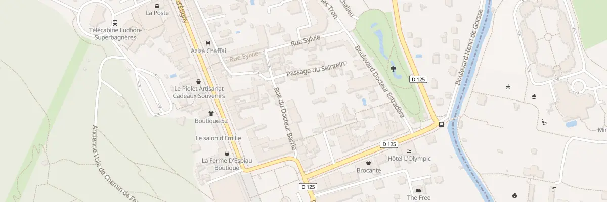 Plan du 5 Rue du Docteur Barrie à Bagnères-de-Luchon