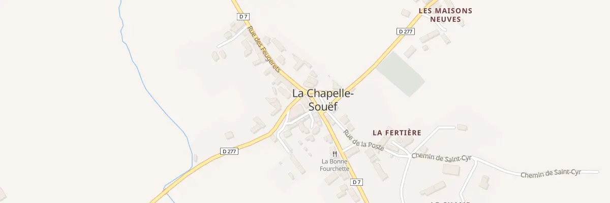 Plan du 1 Pl de l’Eglise St Pierre à La Chapelle-Souëf