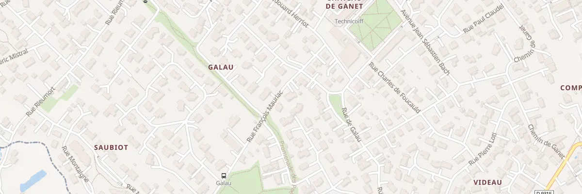 Plan du 1 Rue F Mauriac au Passage