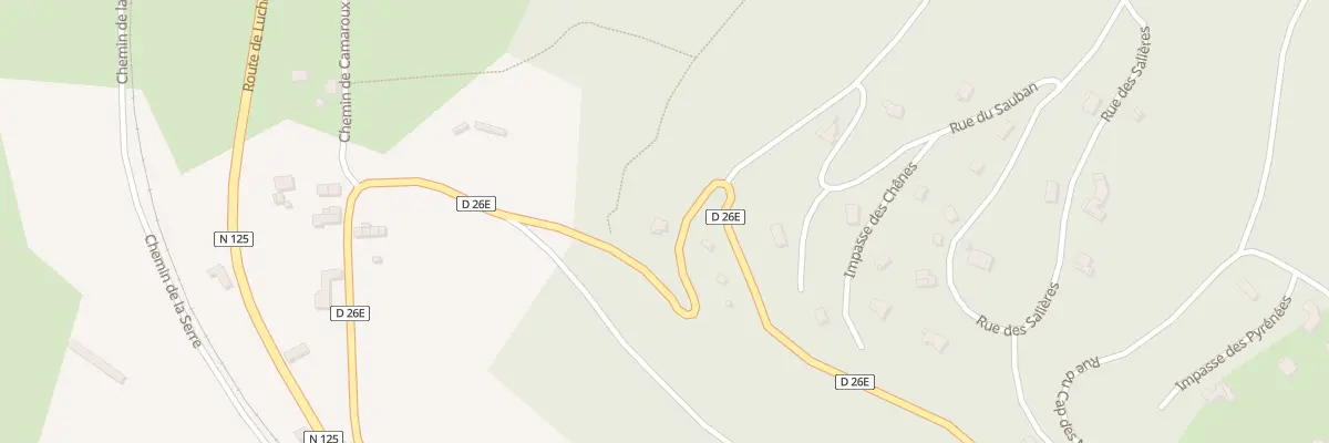 Plan du 54E Castillon à Labroquère