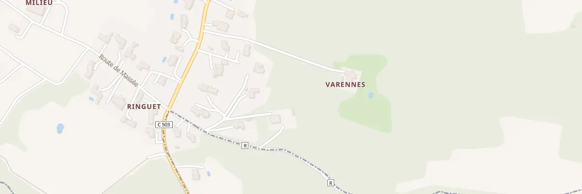 Plan du 1F Che de la Fontaine de Navarre à Moirax